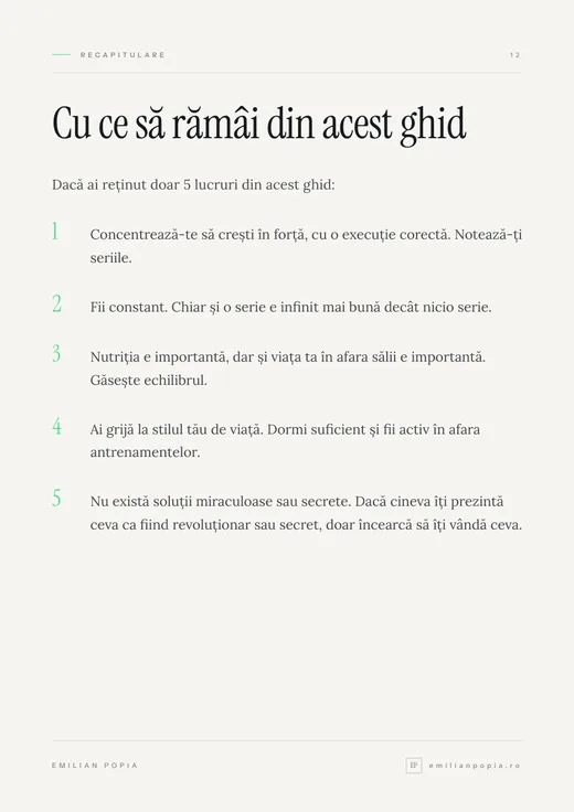 Pagină din ghid