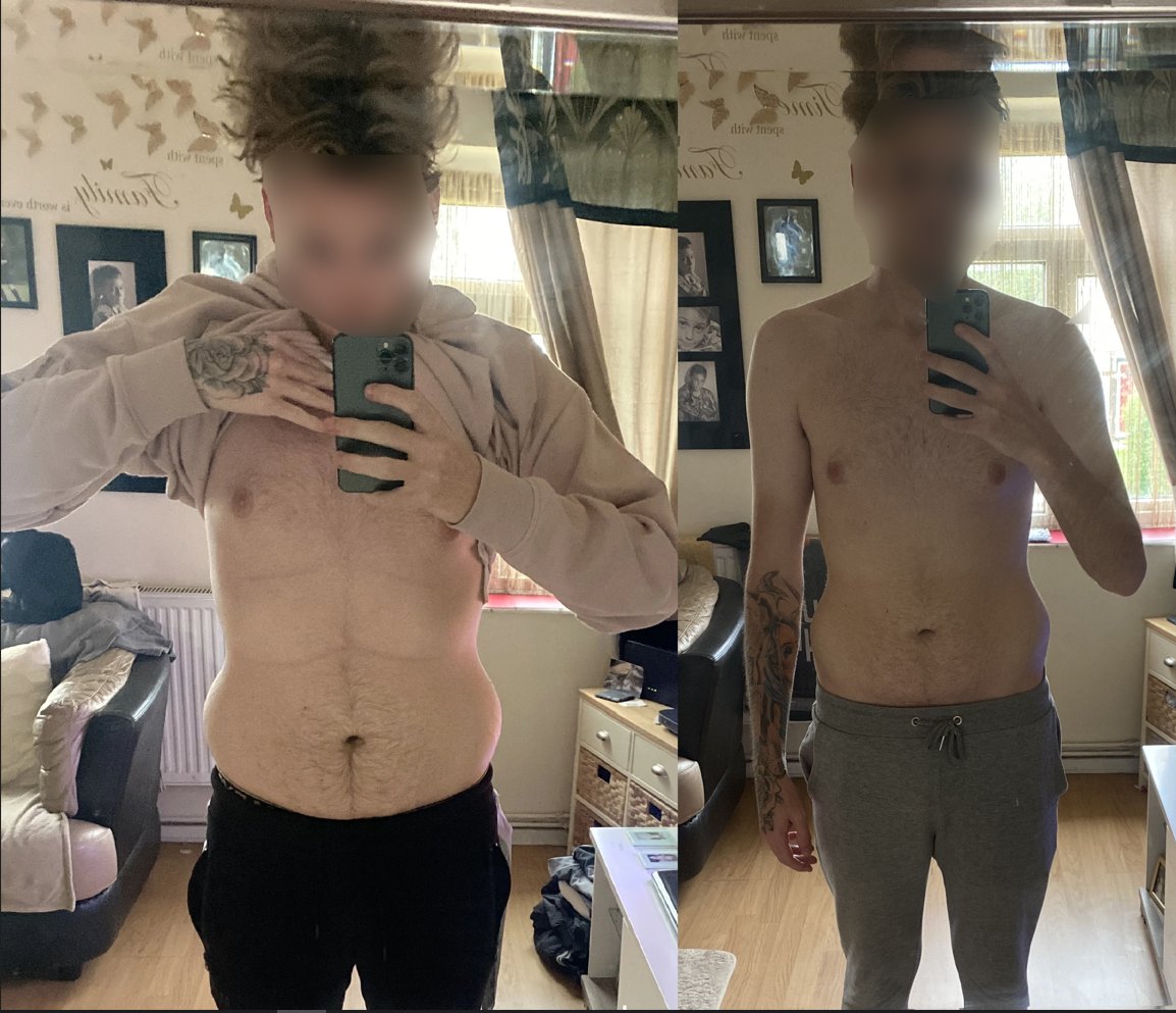 Transformare client – progres antrenament personal