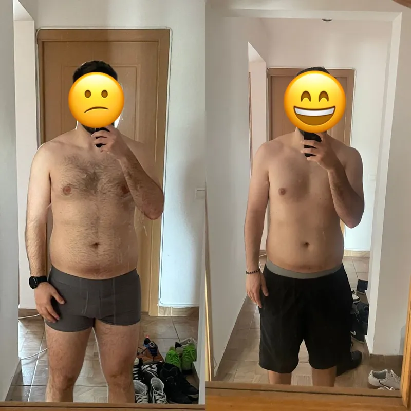Transformare după personal training în Cluj-Napoca