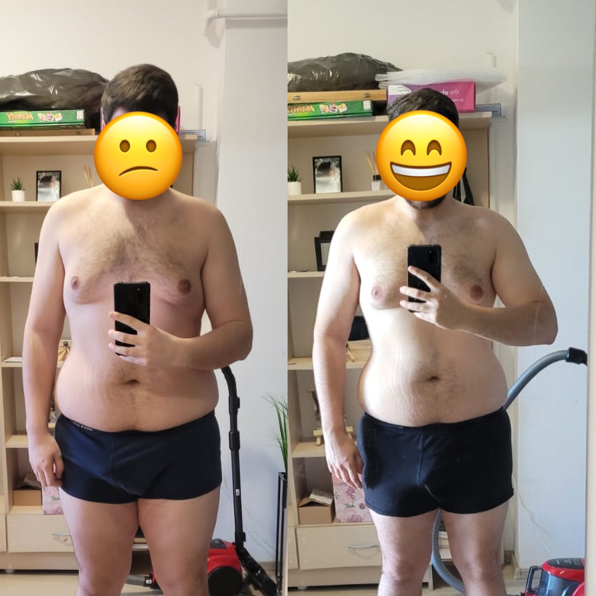 Transformare client – progres fizic vizibil